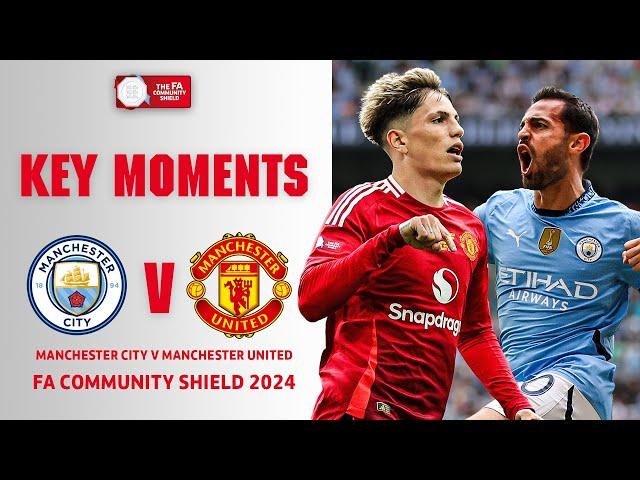 Manchester City v Manchester United | Key Moments | FA Community Shield 2024