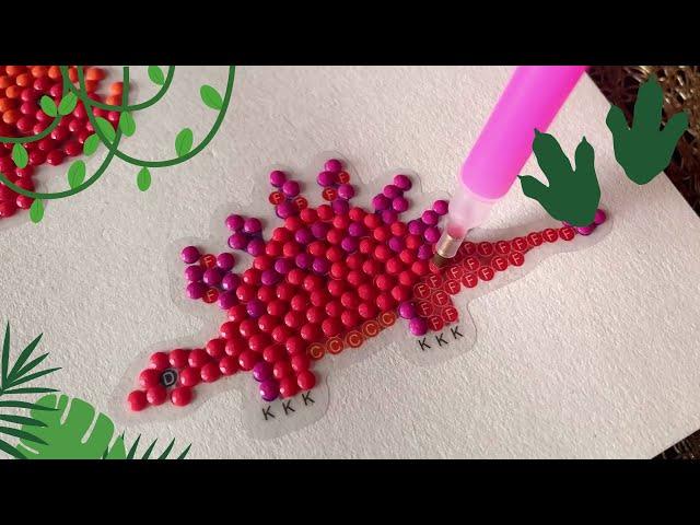 Stegosaurus Diamond Painting | Dinosaur | Hanaboo