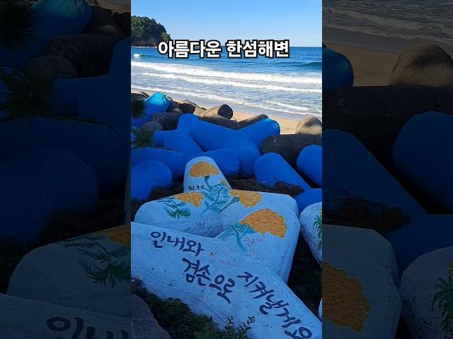 아름다운 한섬해변 #shorts #한섬해변  #해변 #beach #동해여행 #시티투어버스 #힐링여행 #korea