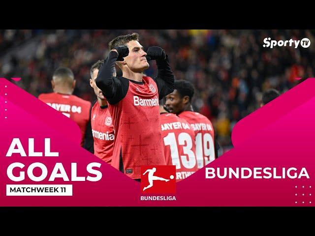 Bundesliga 24/25 | ALL GOALS from Gameweek 11 - Full Highlights | SportyTV