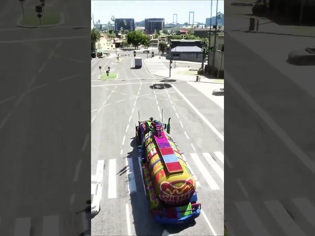 Stealing a Military Plane in GTA 5 with Moto #short 613