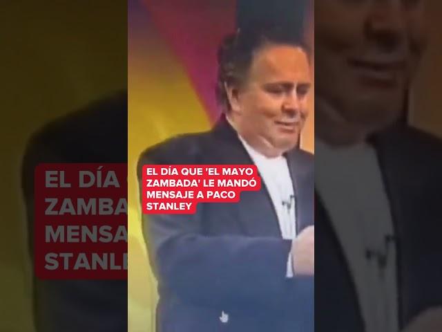 'Mayo Zambada' le mandó mensaje a Paco Stanley durante programa en vivo  #milenioshorts