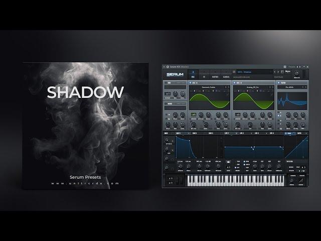 SHADOW - Serum Presets for Hip-Hop and R&B | [130 ROYALTY FREE SERUM PRESETS]