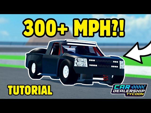 NEW GLITCH?! Insane Speeds Using Trophy Truck?! Car Dealership Tycoon #cardealershiptycoon #roblox