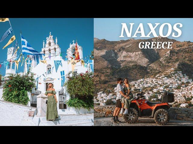 NAXOS GREECE - The Island of Smiles - Greek Paradise -  Travel Vlog