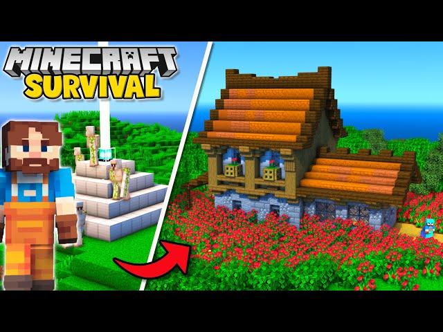 I Built An IRON FARM In Minecraft 1.20 Survival!