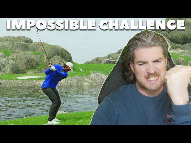 THE CRAZIEST IMPOSSIBLE CHALLENGE ATTEMPT @ PENGUIN FALLS | PGA TOUR 2K23