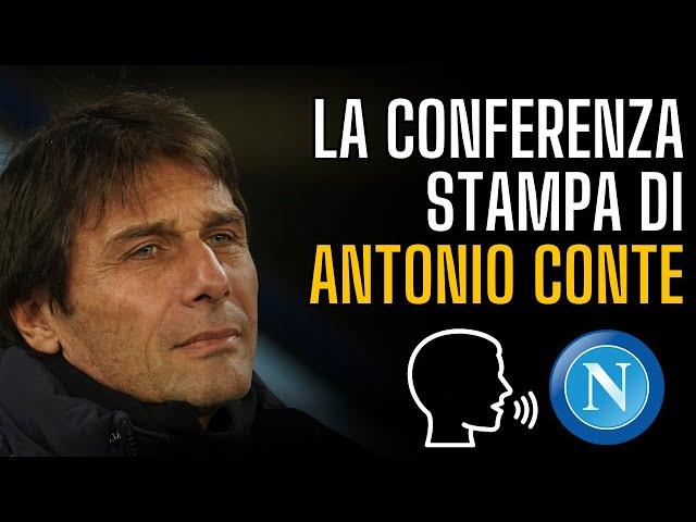 La conferenza stampa di presentazione di Antonio Conte