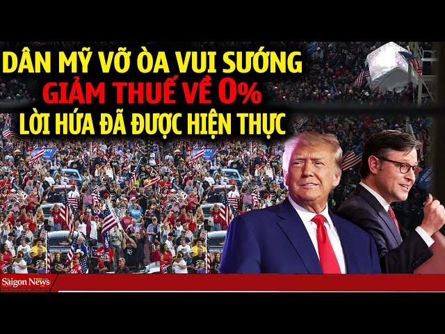 THỜI SỰ HOA KỲ 22/5: Cuộc bỏ phiếu Nghẹ thở TT Trump vừa CHIẾN THẮN LỚN giảm thuế về 0% cho Dân Mỹ