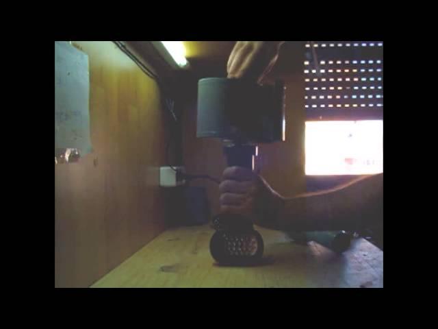 SAVONIUS WIND TURBINE WITH A STEPPER MOTOR PORTABLE