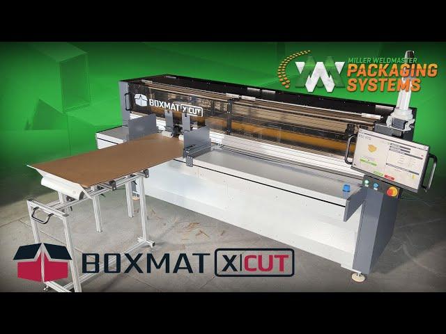 Semi-Automatic Box Making Machine - BOXMAT X-CUT I Miller Weldmaster