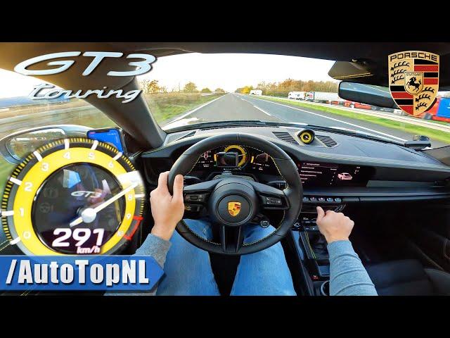 PORSCHE 911 992 GT3 Touring *MANUAL* on AUTOBAHN [NO SPEED LIMIT] by AutoTopNL