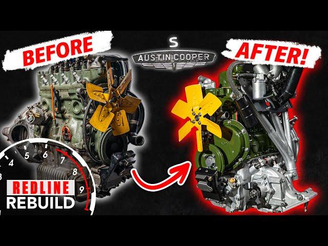 Restoring a TIRED Mini Cooper S 1275cc Engine - Will it Run? | Redline Rebuild Time-lapse