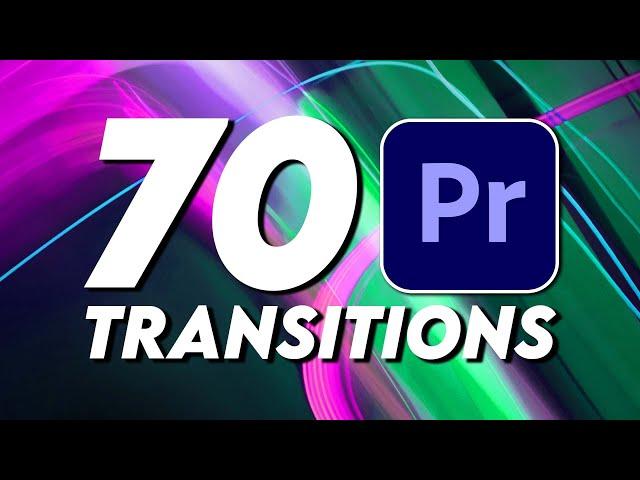 Premiere Pro Transition Pack (70 presets)