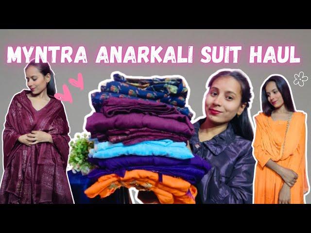 Myntra Anarkali kurti set haul || Myntra kurti haul