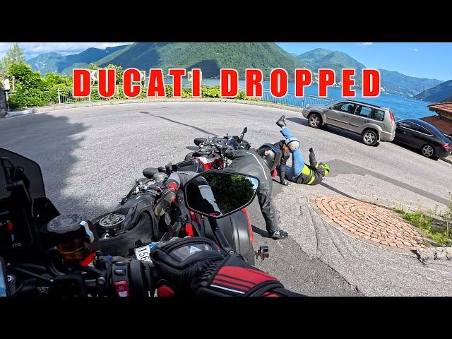 DROPPED Ducati Multistrada Pikes Peak!