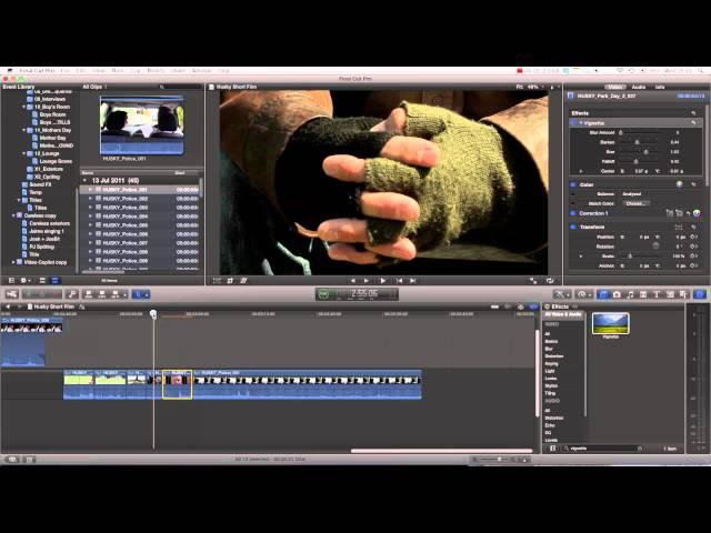Final Cut Pro X Effects Tutorial: Vignetting