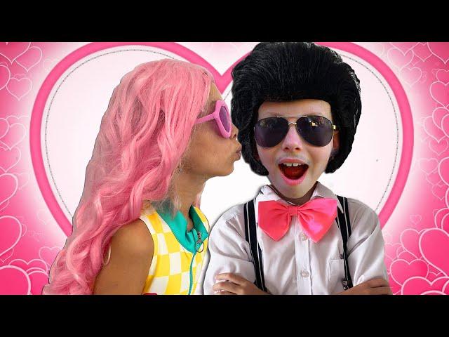 Alice and Johny Happy Valentine's Day - Funny Kids Stories