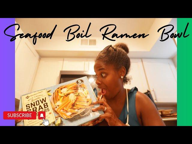 Sam's Club Haul | Seafood Boil Recipe | Ramen Seafood Boil | Mukbang | Ramen Noodles | Crab Legs