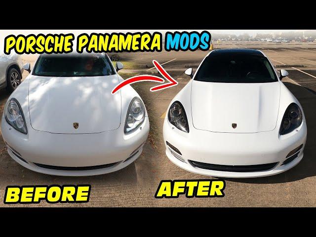 INSANE Porsche Panamera MODS Tail & head lights Tint  970 G1