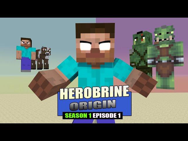 Herobrine Origin season 1 Episode 1 : THE BEGINNING : Minecraft animation