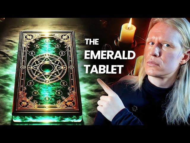 I Cracked the SECRET CODE of the Emerald Tablet!