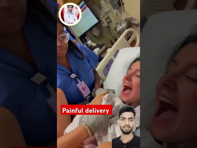 mother painful delivery newborn twins baby ! pain can't explain #shorts #ytshorts #trending #mbbs