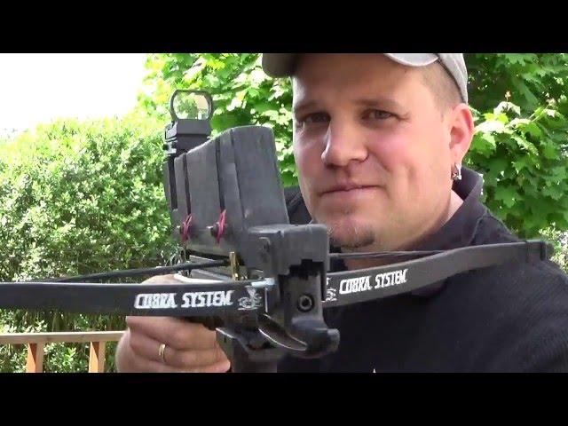 Cobra Pistolenarmbrust "badassed" vom Slingshot Channel - Review/Schusstest/Chronytest/Zombietest