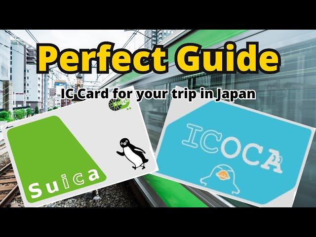 Perfect Guide to buy Suica and ICOCA for you & YOUR KIDS | Tips for your travel to Tokyo and Osaka