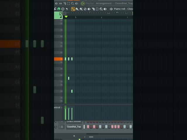 STEAL THIS HI HAT PATTERN (CRAZY)🫣 #producer #shorts #flstudio