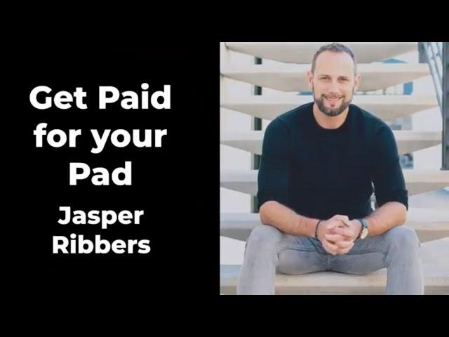 Get Paid for your Pad - Jasper Ribbers  #airbnbhost  #airbnbbusiness