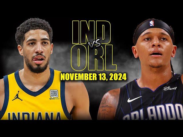 Orlando Magic vs Indiana Pacers Full Game Highlights - November 13, 2024 | NBA Season