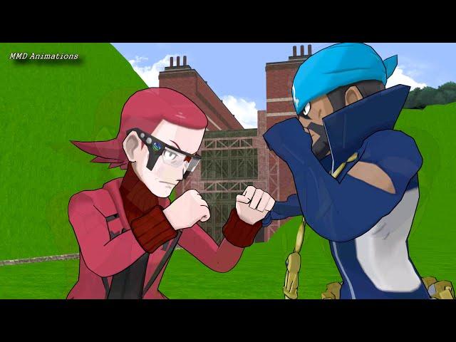 Archie vs Maxie - Boxing fight (Motion by MMDCdrique)