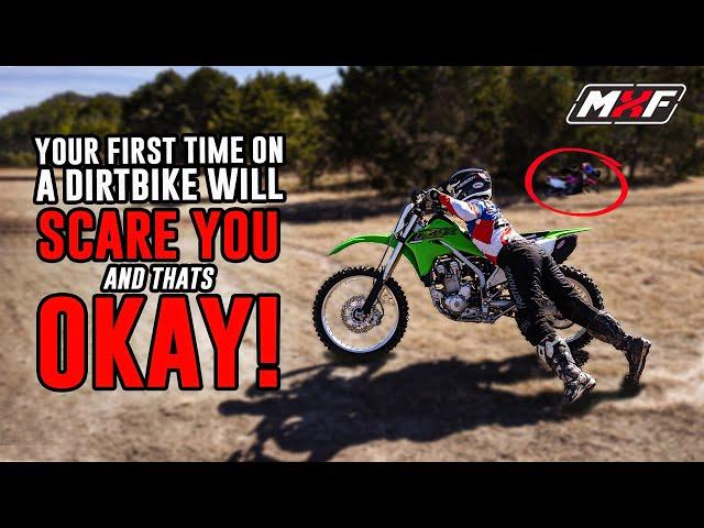 You will be SCARED riding a dirt bike for the first time