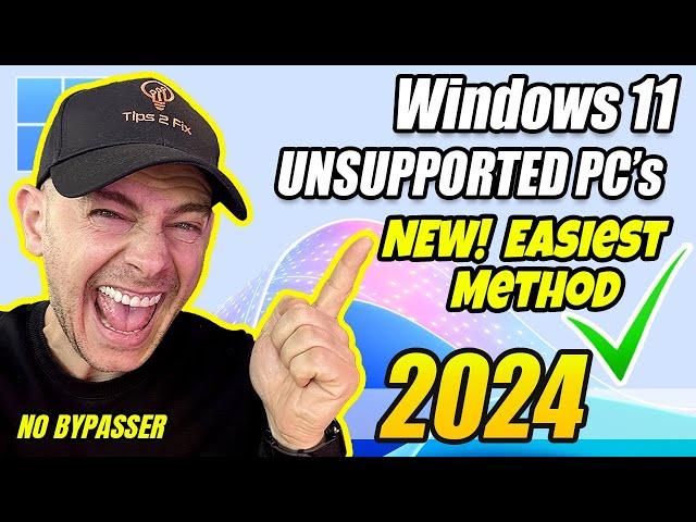 How to Install Windows 11 on Unsupported PCs (New Easiest Method 2024)