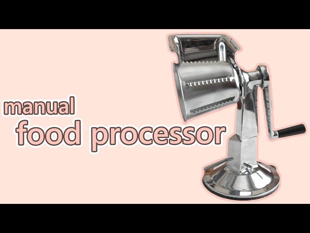 in-depth king kutter manual food processor: vintage kitchen