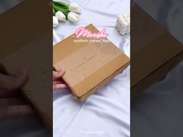 Meesho aesthetic journal finds  #aesthetic #unboxing #stationery #journal #meesho #cutefinds