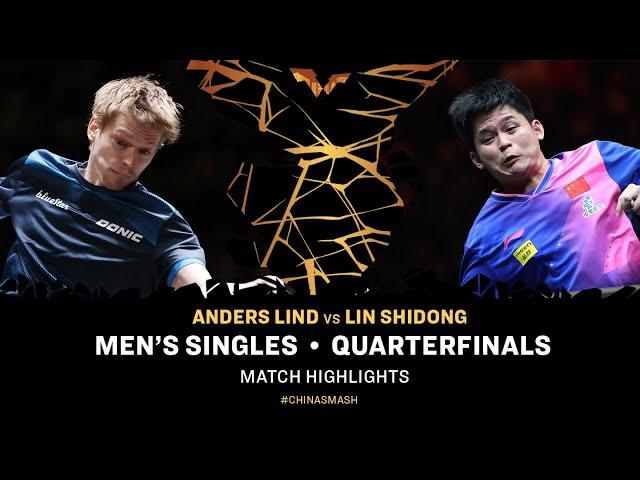 Anders Lind vs Lin Shidong | MS QF | China Smash 2024