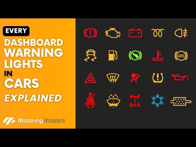 Warning Lights in Car's Dashboard and Their Meanings | How to Reset Warning light? | Explained