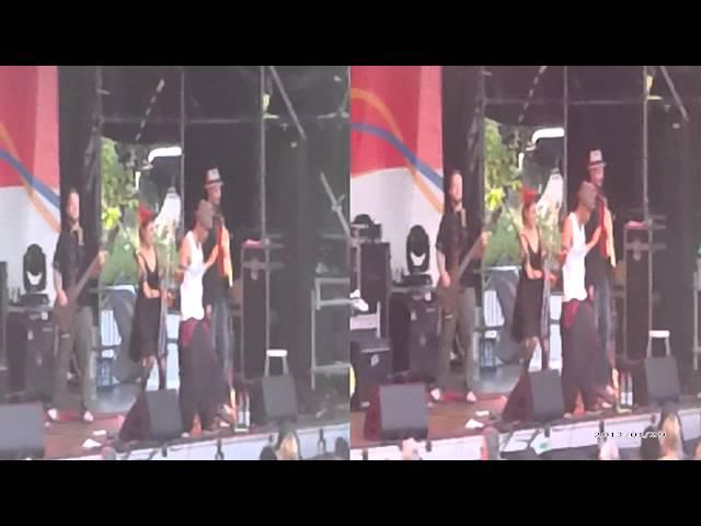 100 Jahre Rathaus Hannover 2013 : Lateinamerikanische Musik  a. d. Trammplatz  ( 3 D )