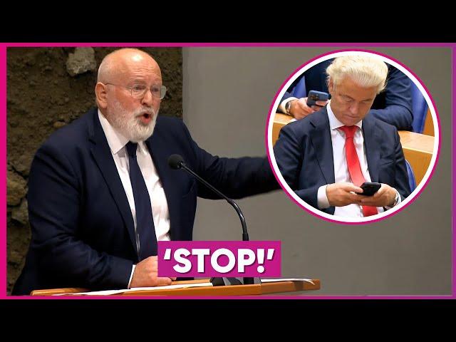 Timmermans: 'Wilders kijkt weg voor geweld Israël'