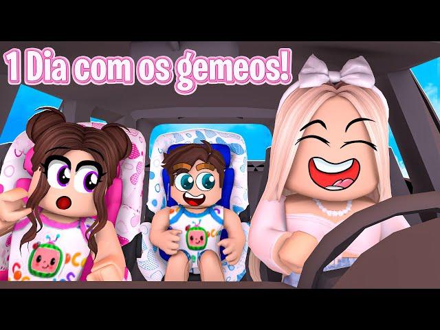 ‍‍FIM DE SEMANA COM MEUS FILHOS GÊMEOS NO BLOXBURG!! ️