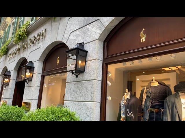 Ralph Lauren American Luxury Style in Milan. Polo Ralph Lauren.