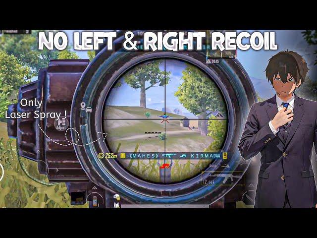 HOW TO CONTROL HORIZONTAL RECOIL ( LEFT & RIGHT ) | GET ZERO RECOIL IN BGMI | MAHES
