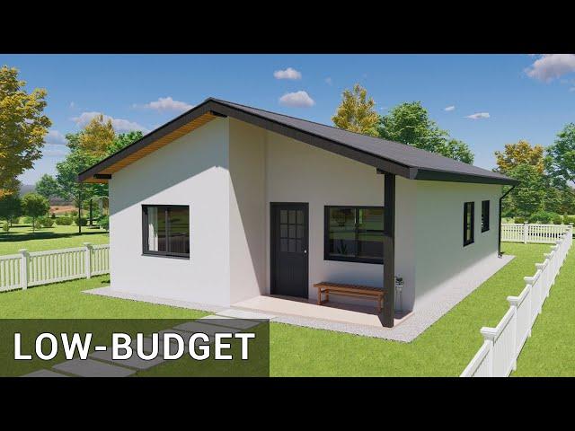 Simple House Design | 2 Bedroom House Plan | H1