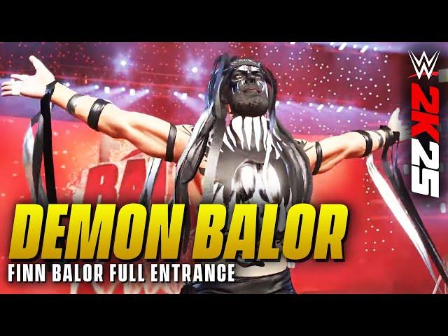 WWE 2K25: Demon Finn Balor - Official Entrance (MyRise Unlockable)