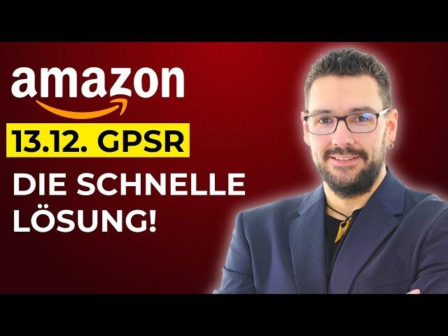 Schnelle GPSR Lösung für Amazon Händler! So einfach geht es! - emc.nexus