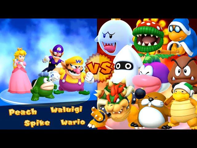 Mario Party 10 - All Boss Battle Minigames (Peach)