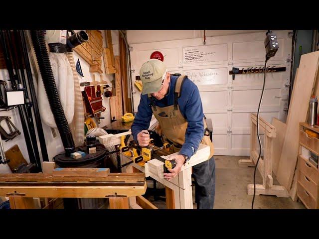 PopUp Workbench / Sawstallions Build - Episode 8 - Inserting Dowels and Softening the Edges