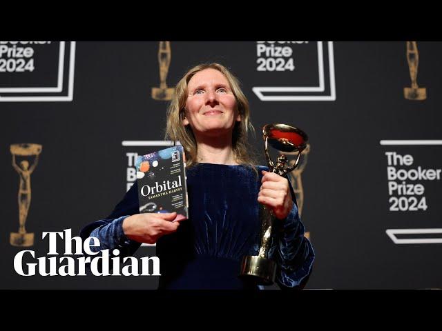 British author Samantha Harvey wins Booker prize for Orbital